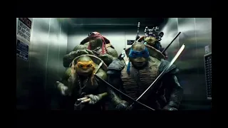 Ninja kaplumbağalar asansör sahnesi ama benim sesimle:)