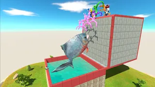 Fall Into A Piranha Trap - Animal Revolt Battle Simulator