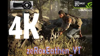 GTX 1080 / Days Gone / 4K GAMEPLAY BENCHMARK / MSI / zeRoxEathen_YT