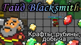 Blacksmith гайд. Крафты, рубины, добыча | Rucoy online