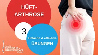 HÜFT-ARTHROSE - 3 sehr einfache und effektive Übungen