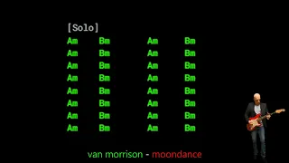 van morrison - moondance - Lyrics Chords Vocals