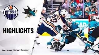 NHL Highlights | Oilers @ Sharks 11/12/19