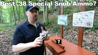 Ballistic Testing my MOST Recommended .38 Special SNUB Nose Load