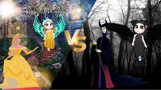 Maleficent vs Aurora || My Talking Angela 2 || New Update Gameplay #mytalkingangela2