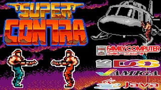 SUPER CONTRA: LA BATALLA DE PORTS!!! (Arcade - NES - Family - MS DOS - Amiga - JAVA - Probotector)