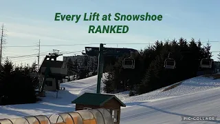 Ranking the Lifts at Snowshoe, WV