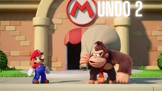 Un Vistazo a ...🔴 Mario 🆚 Donkey Kong 🐵 - 🌍 Mundo 2 🌍 -  🌴 Jungla Donkey Kong 🐵 - Switch