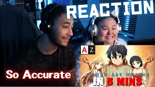 Sword Art Online IN 5 MINUTES | Anime in Minutes REACTION!!