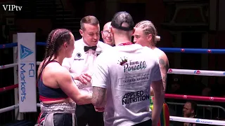 Charlotte Powell v Bec Connolly on VIP's Liverpool show at The Olympia on 4.03.2023