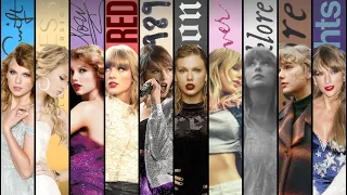 TOP FIVE SONGS FROM *EACH* ALBUM (WITH MIDNIGHTS) | TAYLOR SWIFT