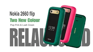 Nokia 2660 flip Green And Pink🎯Nokia flip Phone