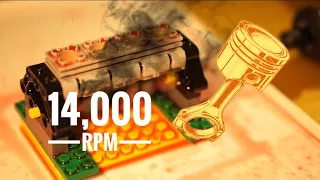 Lego Engine 14,000RPM Breakdown (Inline 4)