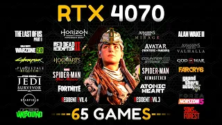 RTX 4070 in 2024 : Test In 65 Games (1440P)