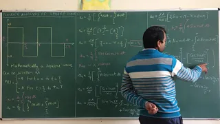 LEC-6 FOURIER ANALYSIS OF SQUARE WAVES