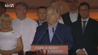 Orbán Viktor: Mind a két választást megnyertük - HÍR TV