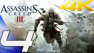 Assassin's Creed 3 - Gameplay Walkthrough Part 4 - Braddock's Death & Connor's Village [4K 60FPS]