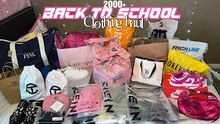 $2000+ BACK TO SCHOOL CLOTHING TRY ON HAUL 2023 ||| plt, shein, forever 21, pink, etc