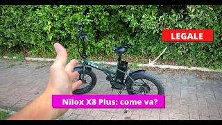 NILOX X8+: COME VA la bici elettrica economica su Amazon