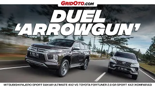 Fortuner 2.800cc vs Pajero Sport, Unggul Siapa? 🔥🔥🔥 I Komparasi I GridOto