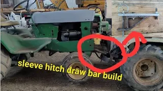 building a sleeve hitch drawbar adapter tool to move dead tractors around