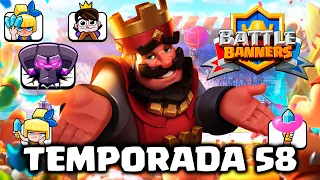 EMOTES y BANNERS Season 58 ¡cómo se consiguen! Clash Royale Sergio1722