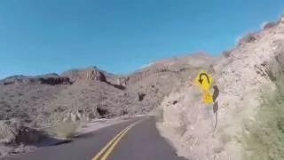 Route 66 Indian Chieftain Motorcycle ride Oatman Arizona 2016