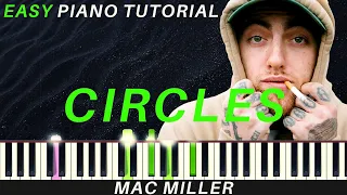 Mac Miller - Circles | Piano Tutorial | Instrumental Piano Cover