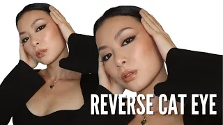 I Tried the Reverse Cat Eye | Monolid Eyes