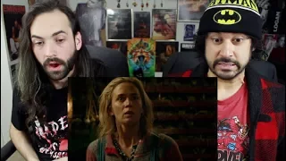 A QUIET PLACE   Official TEASER TRAILER REACTION & REVIEW!!!