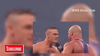 A debuting John Cena accepts Kurt Angles open challenge SmackDown June 27 2002 WWE ShowTime