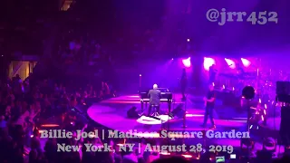 Billy Joel - August 28, 2019 MSG NYC Live