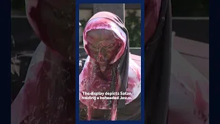 Halloween display causes controversy
