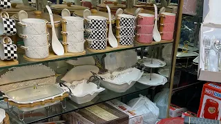 Best Crockery wholesale market in lahore|| kitchen item|| dinner set || imported