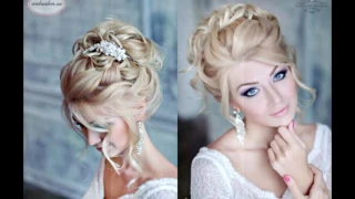 САМЫЕ КРАСИВЫЕ свадебные прически на средние волосы/wedding hairstyles for medium hair