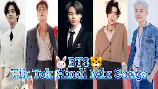 BTS💖all members tik tok Hindi mix songs💞hot🔥an cute🤭hindi mix song💖all cute members💖