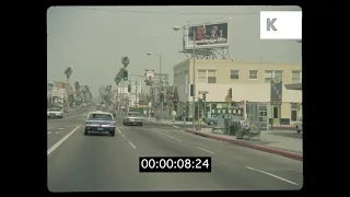 1970s Hollywood Drive, Mustang on Sunset Boulevard, 35mm