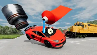 СКЛЕИЛИ ЛАМБУ СУПЕРКЛЕЕМ! КАК ЕЁ РАЗБИТЬ? Крушения машин в игре BeamNG Drive. Гоша и Чич.