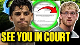 BREAKING: Ryan Garcia SERVED LAWSUIT by Logan Paul!