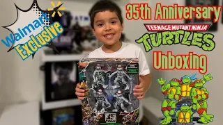 Teenage Mutant Ninja Turtles 35th Anniversary Toy Unboxing