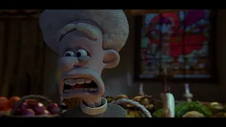 Wallace and Gromit: The Curse of the Were Rabbit - Vicar encounters the were rabbit