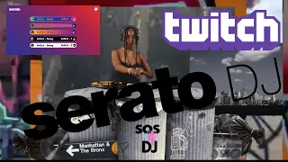 Serato Twitch Pacchetto Visuals ed estensione per Twitch