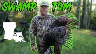 From 0 to 100 QUICK!! - Louisiana Turkey Hunting SWAMP GOBBLERS!