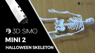 3dsimo mini (3d pen) halloween skeleton