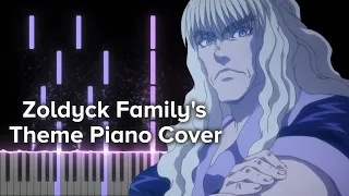 Hunter x Hunter OST - Ansatsu Ikka no Yakata (Zoldyck Family's Theme) Piano Cover (Visualizer)