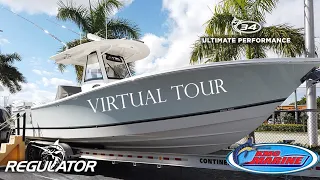 2021 Regulator 34 Virtual Tour - offered by KMC Marine