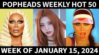 Popheads Weekly Hot 50 Chart: Week of January 15, 2024
