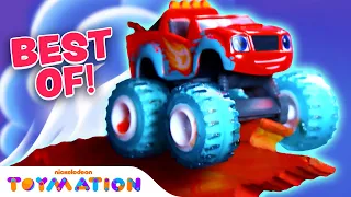 Blaze's BEST Blazing Speed Moments Compilation! | Blaze and the Monster Machines Toys | Toymation