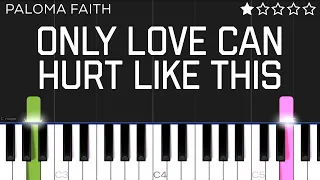 Paloma Faith - Only Love Can Hurt Like this | EASY Piano Tutorial