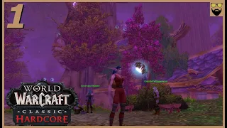 World of Warcraft - OFFICIAL HARDCORE -  Night Elf Warrior  - Chill Gameplay Walkthrough